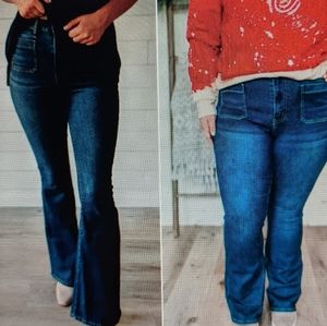 Front Pocket flared jeans
